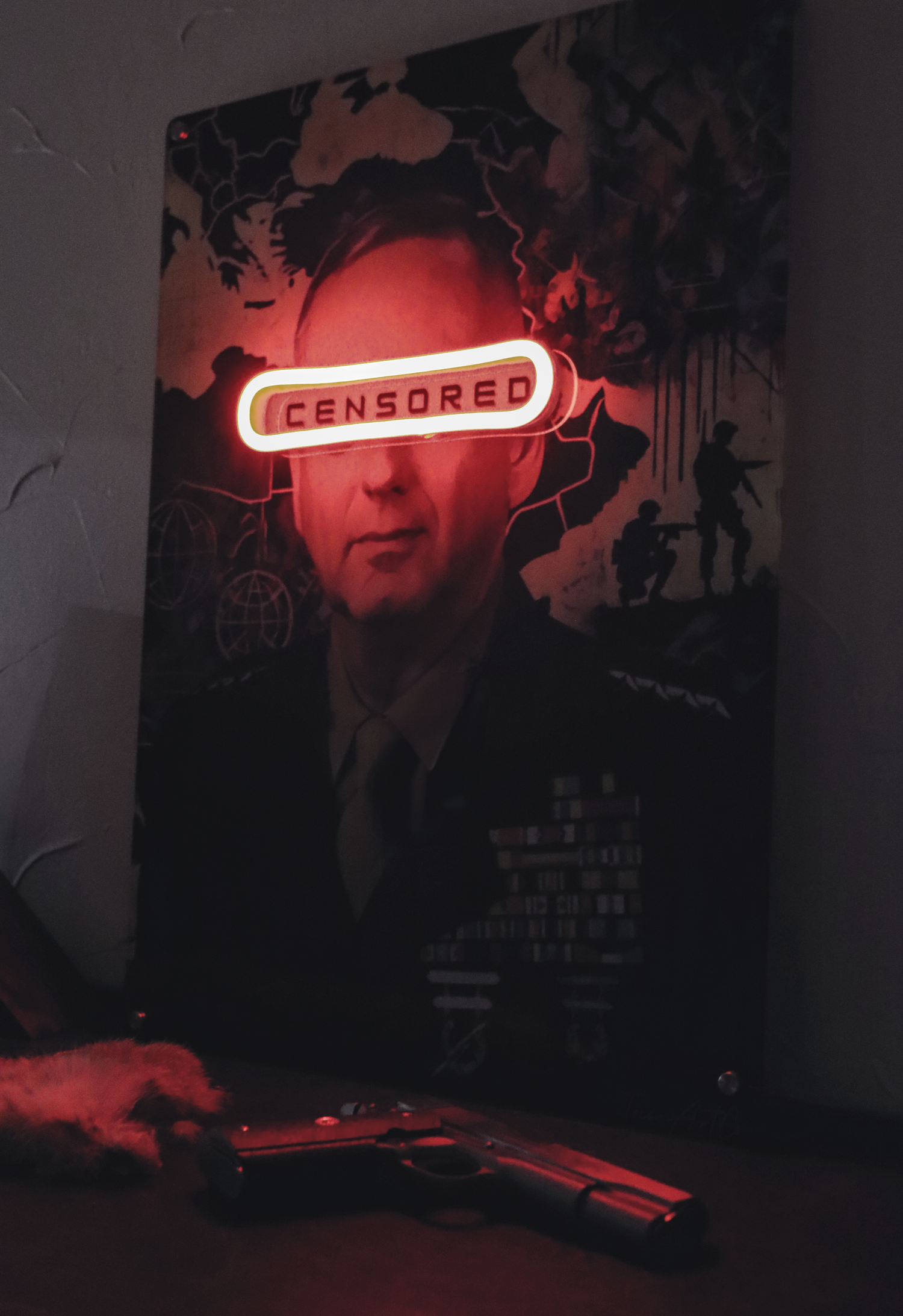 Mad Dog - LED Wall Art (RGB)