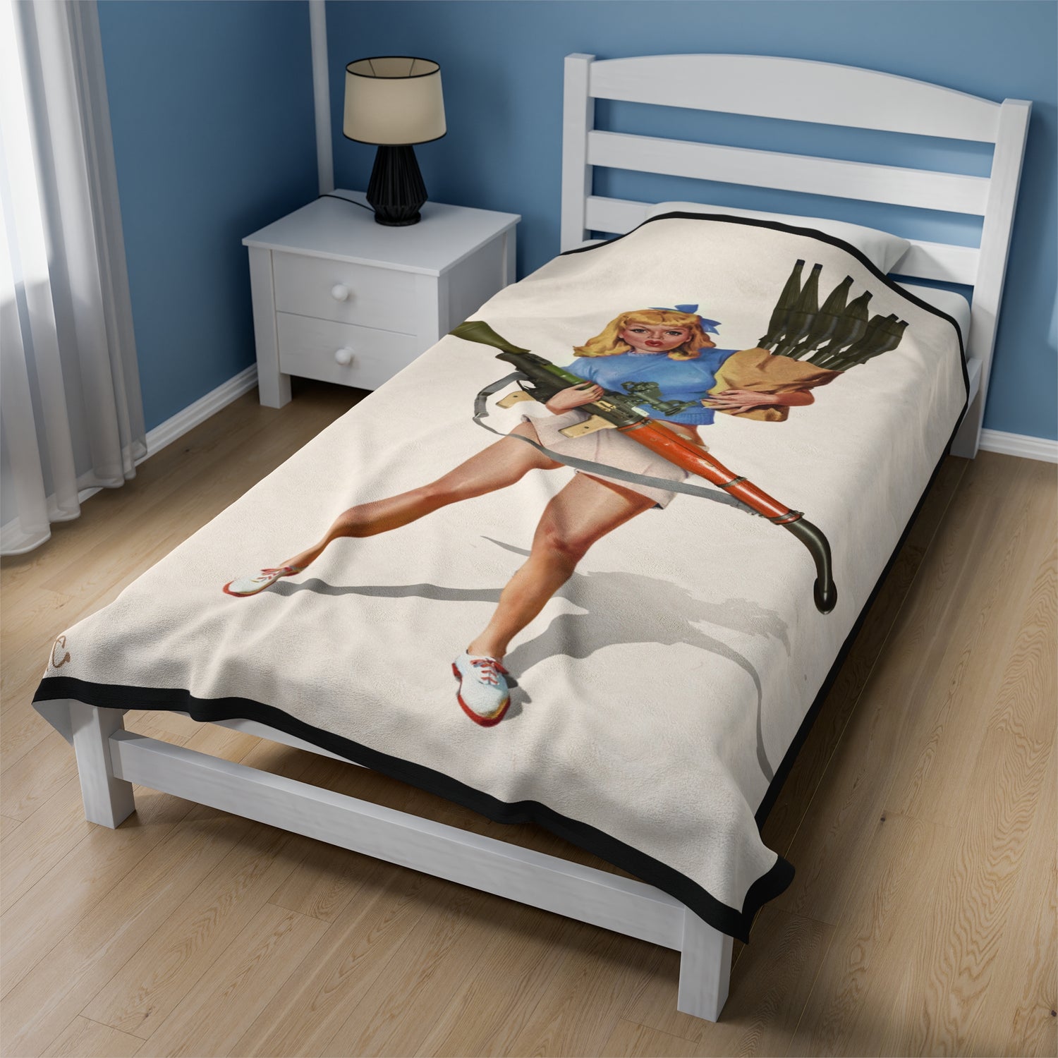 RPG Girl - Velveteen Plush Blanket