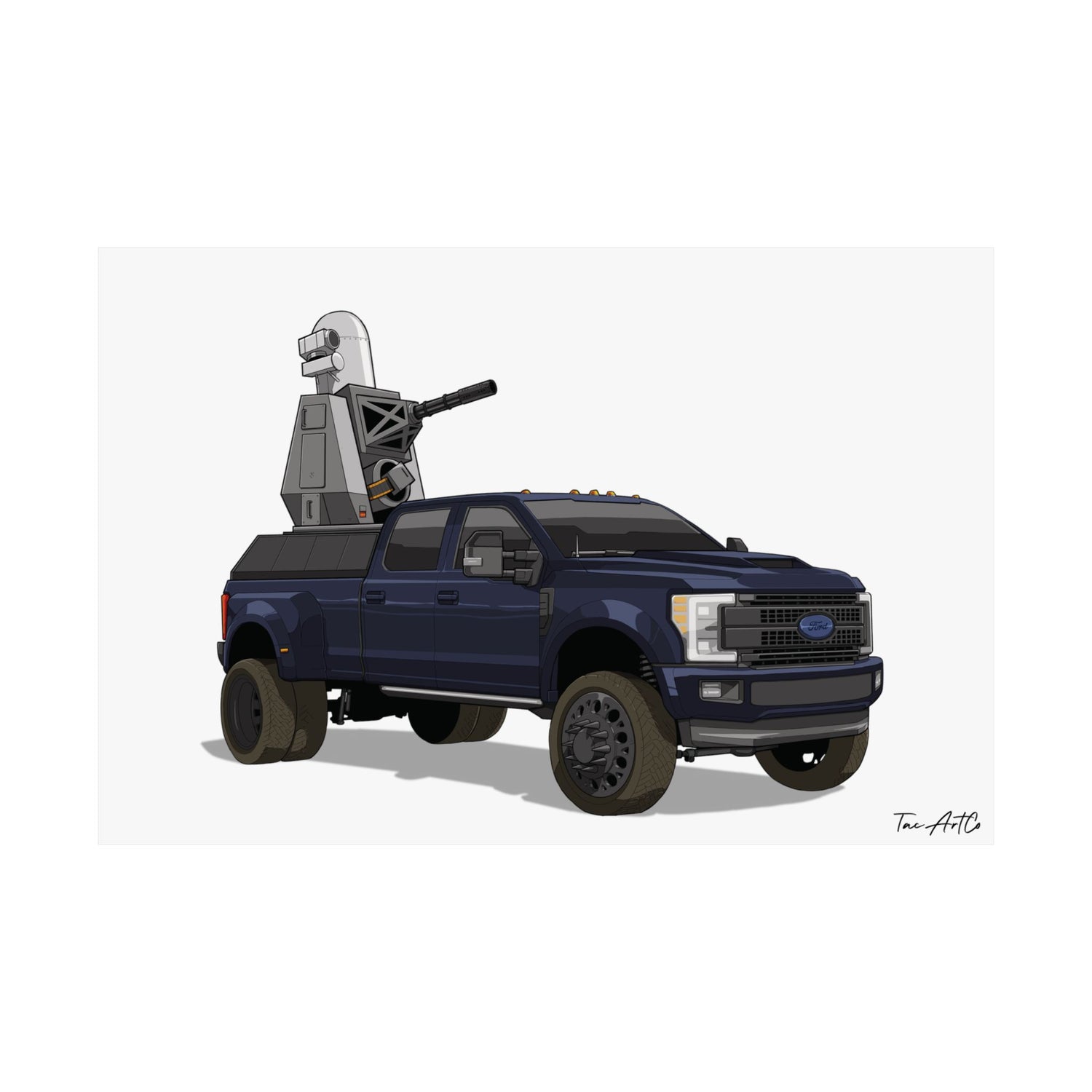 F350 Technical - Matte Poster