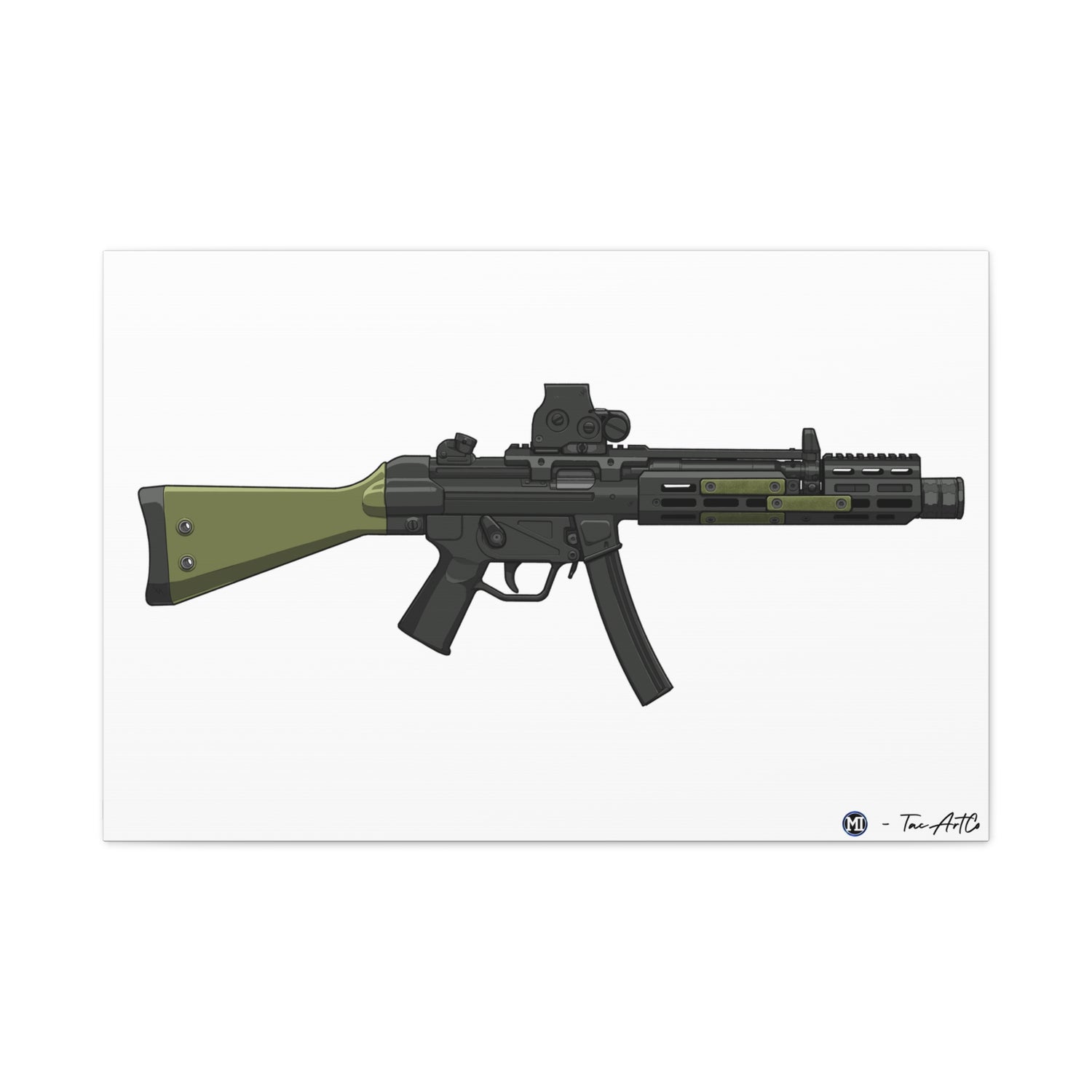 MP5 Canvas Print – Modern Classic