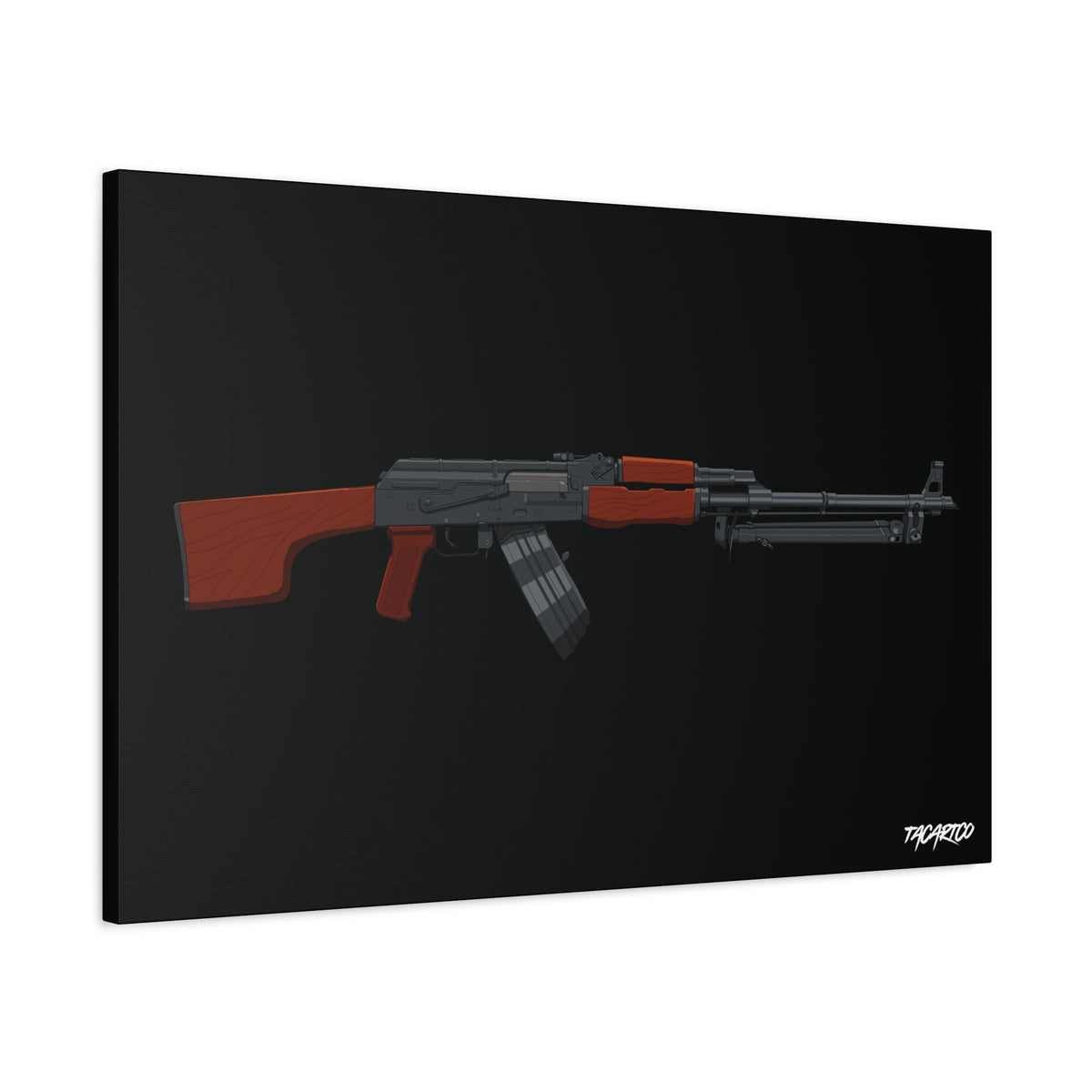 RPK - Canvas Print (Black Background)