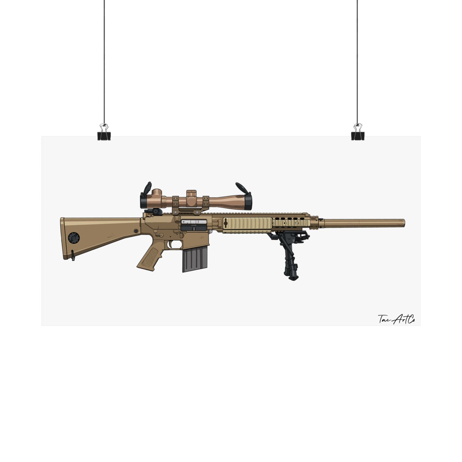 M110 SAS - Matte Poster