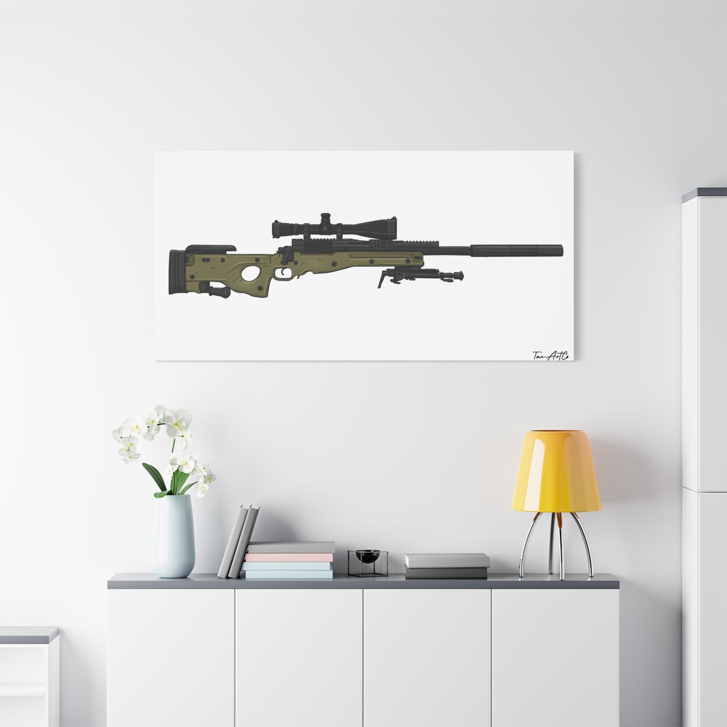 M24A3 Sniper Rifle – Canvas Print