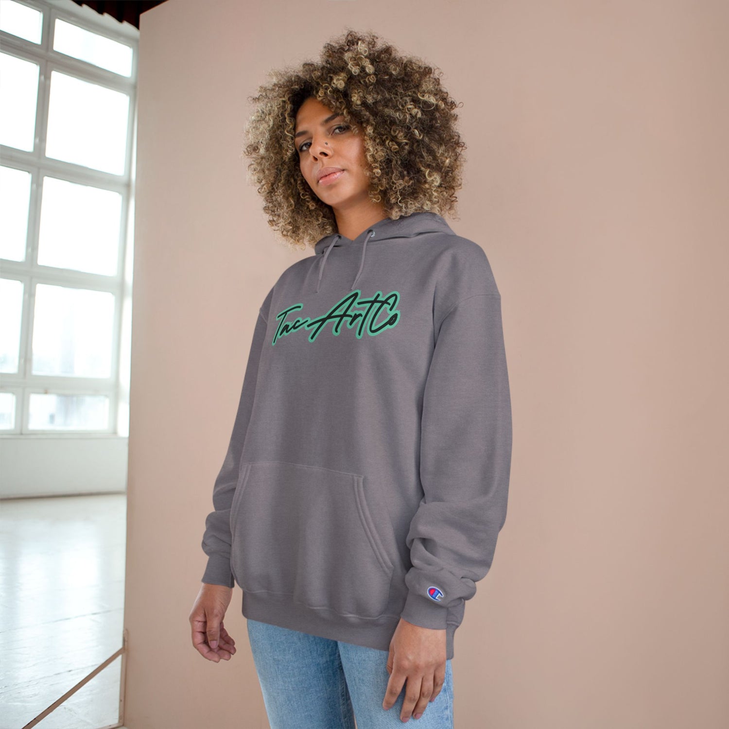 TacArtCo Logo - Champion Hoodie
