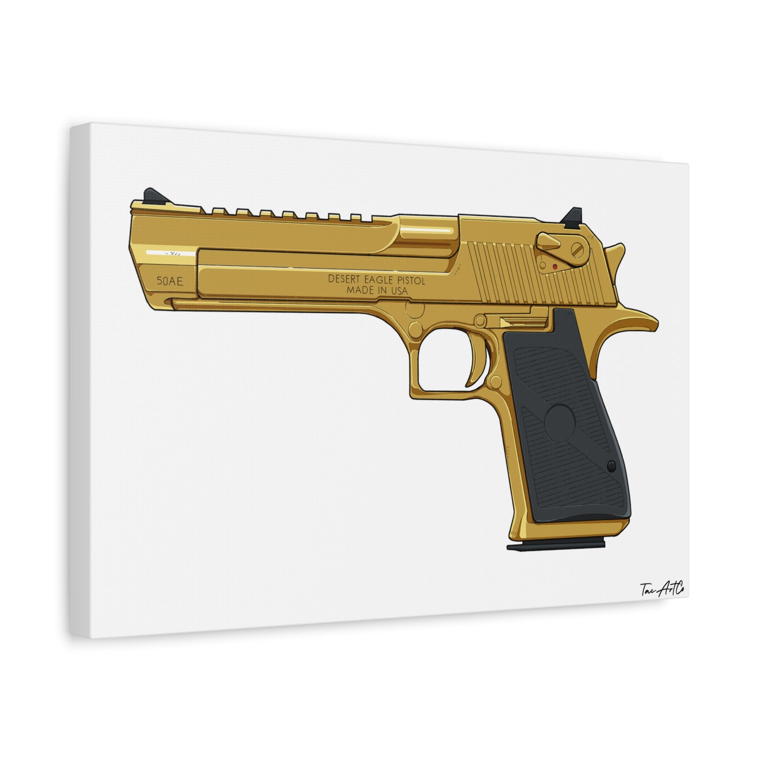Desert Eagle Gold – Canvas Print