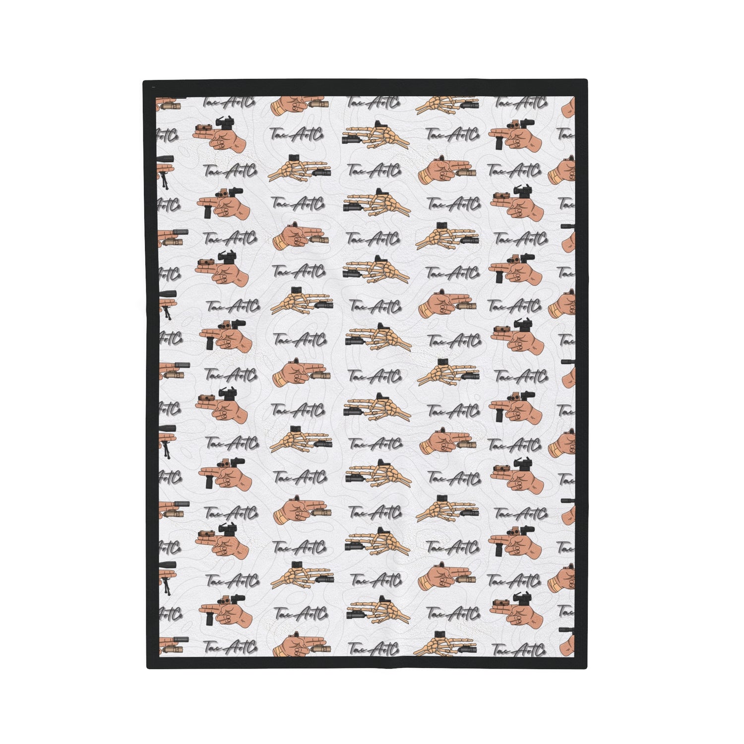 Finger Pew - Velveteen Plush Blanket