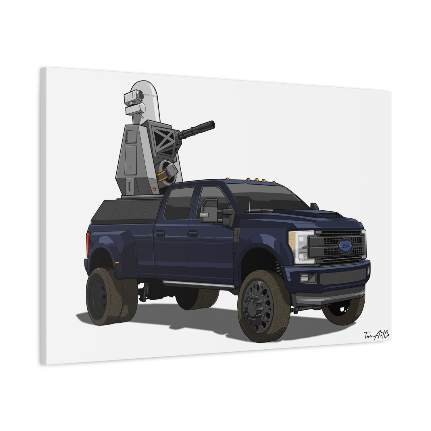 Rolling No-Fly Zone – F-350 C-RAM Rig Canvas Print