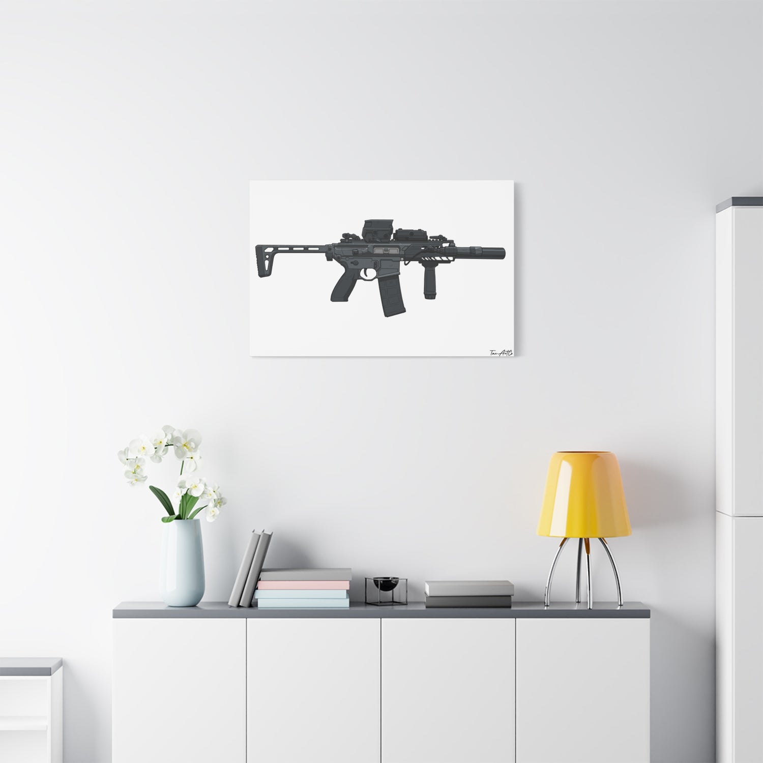 SIG MCX β Compact Rifle Canvas Print
