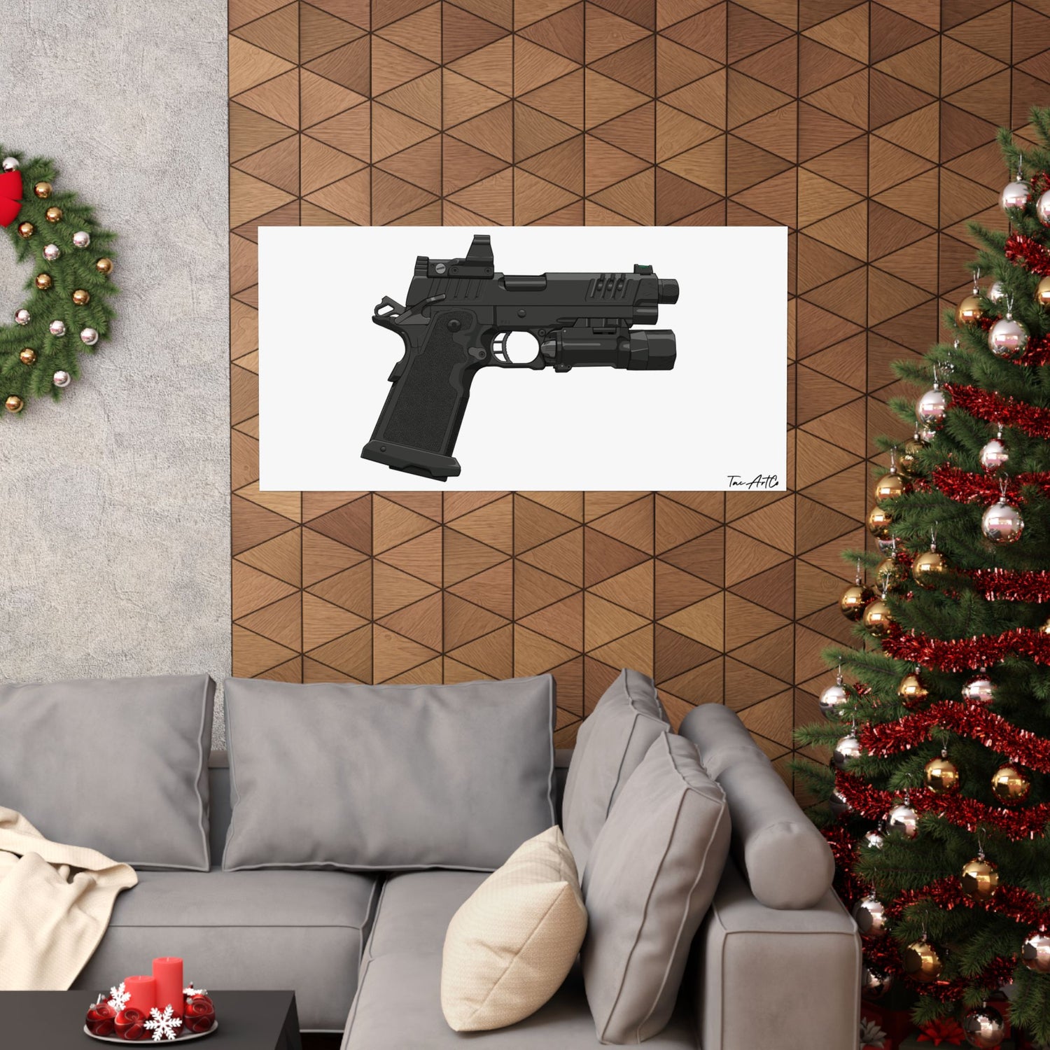 Handgun v4 - Matte Poster