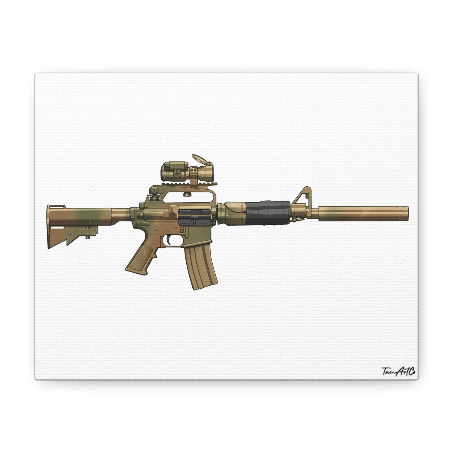 Gordy CAR-15 - Canvas Print