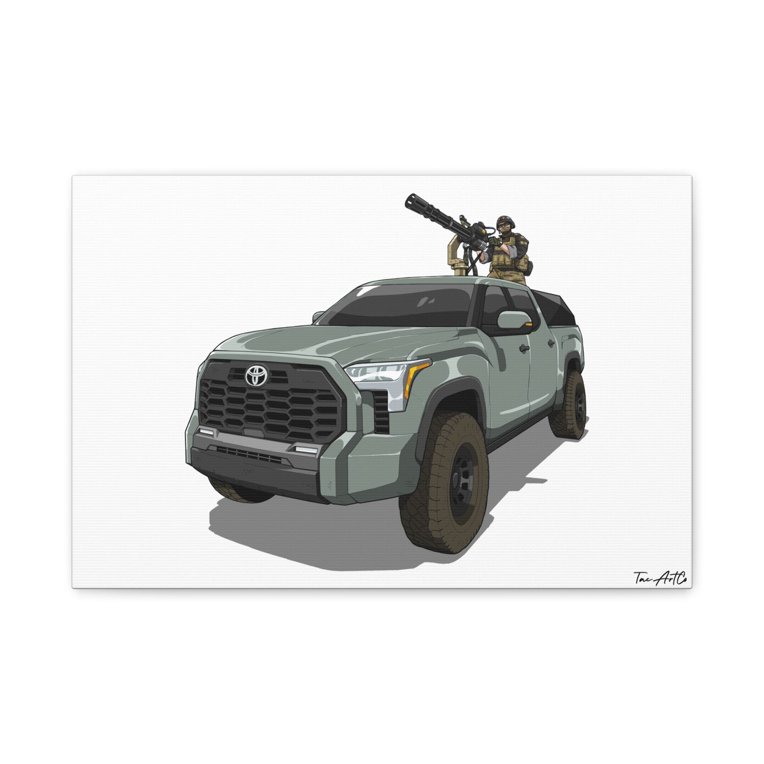 Tundra Technical – Canvas Print