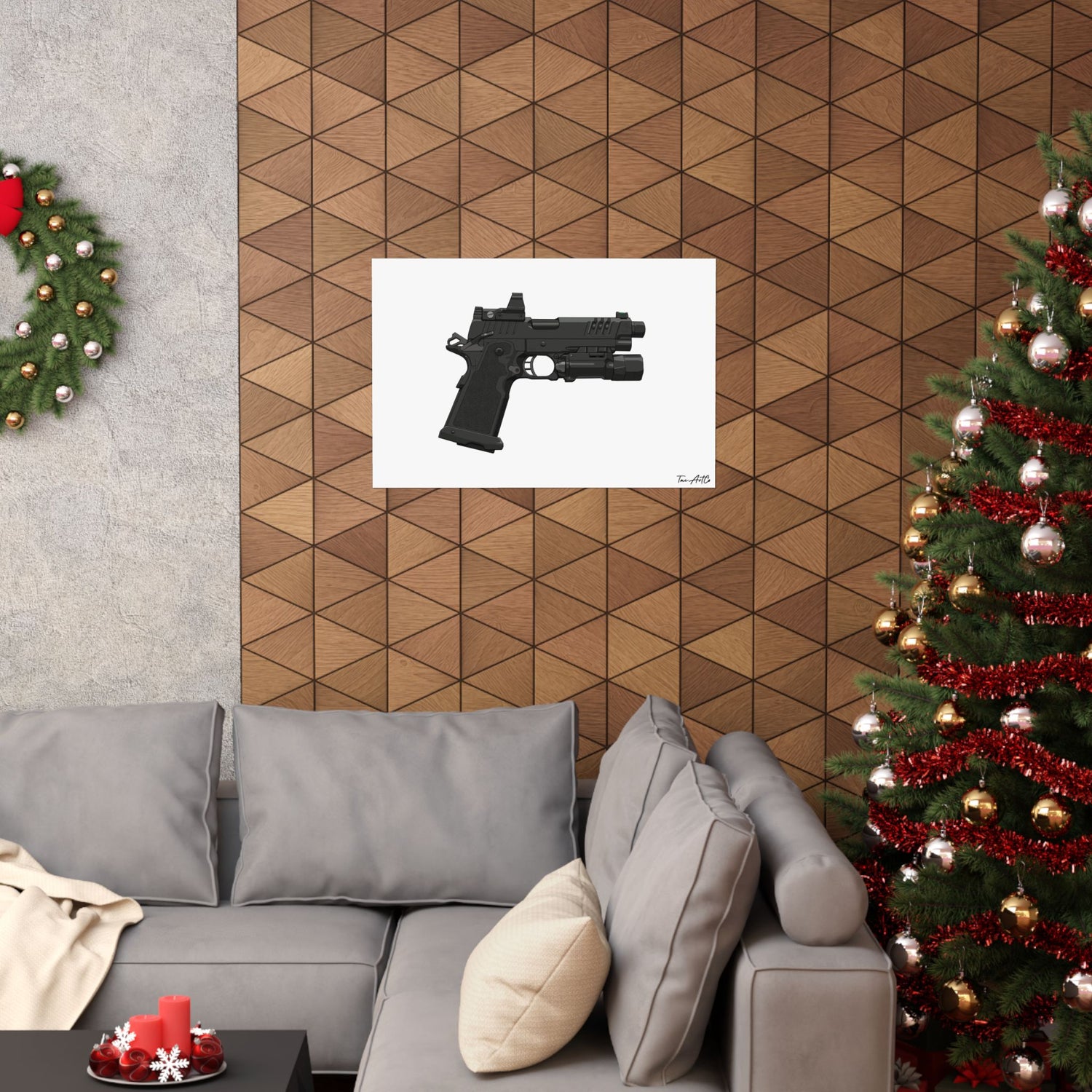 Handgun v4 - Matte Poster