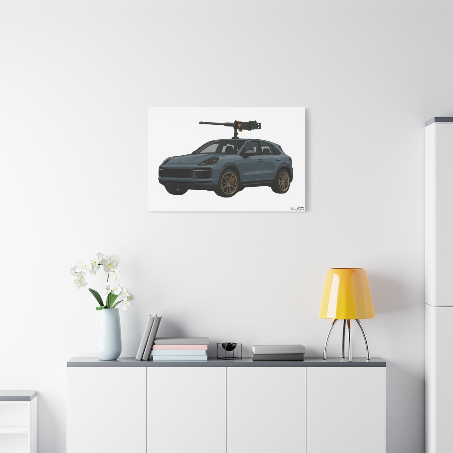 Urban Armor – Porsche Gun Rig Canvas Print