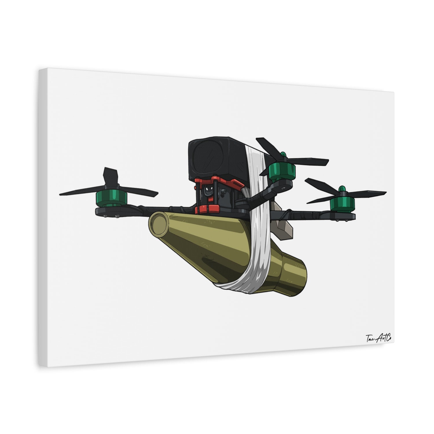 FPV Kamikaze Drone – Canvas Print
