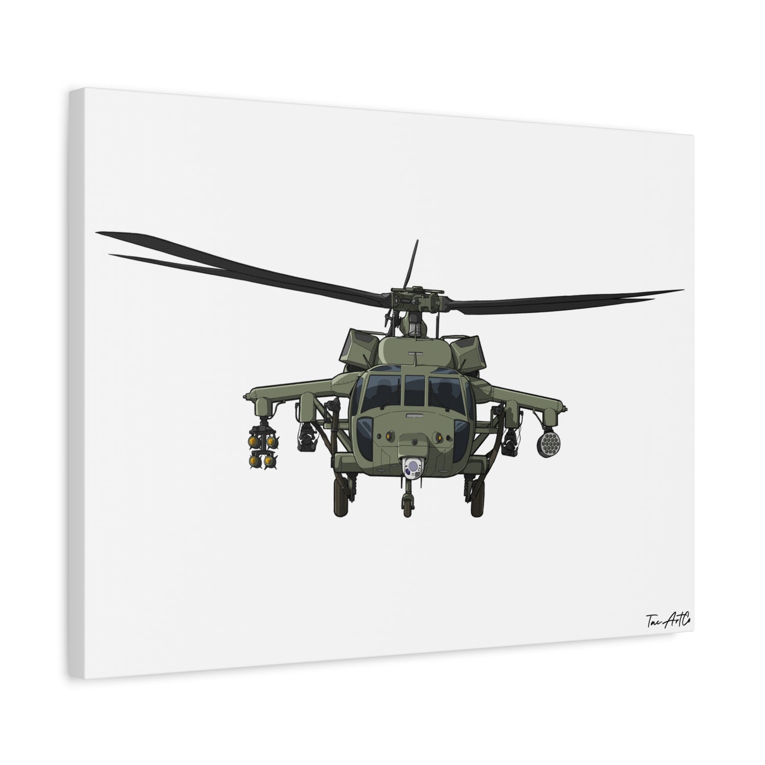 Black Hawk Helicopter – Canvas Print