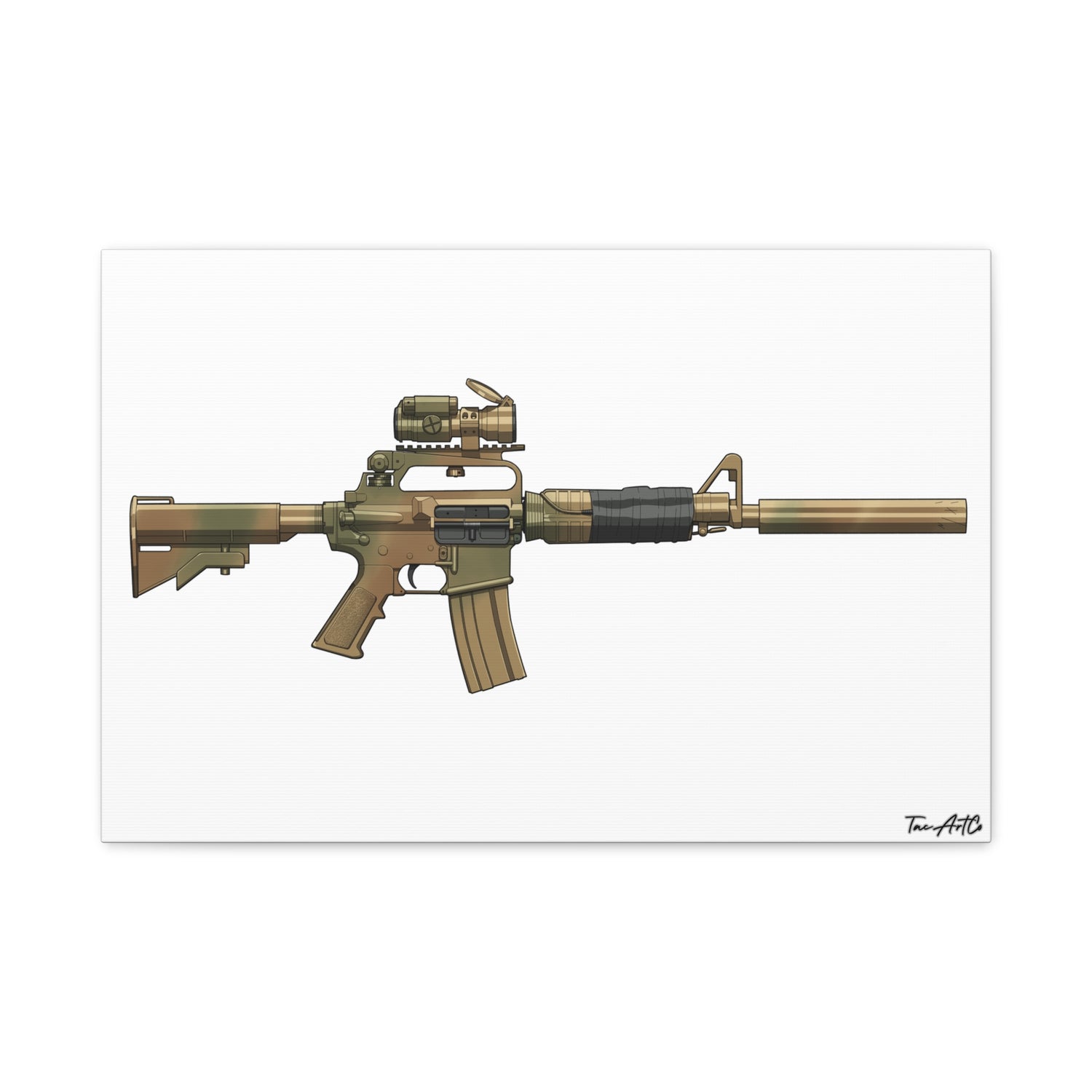 Gordy CAR-15 - Canvas Print