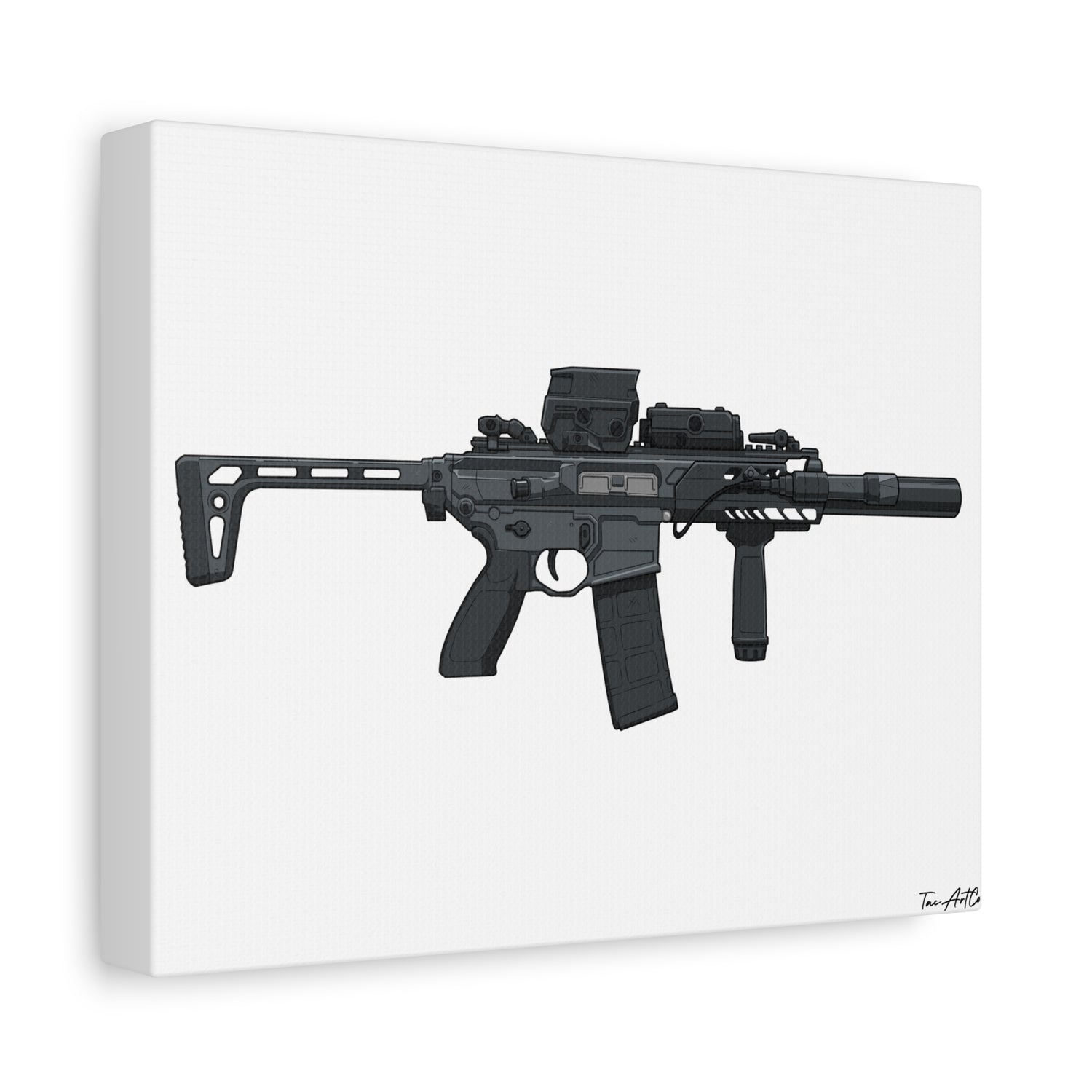 SIG MCX β Compact Rifle Canvas Print