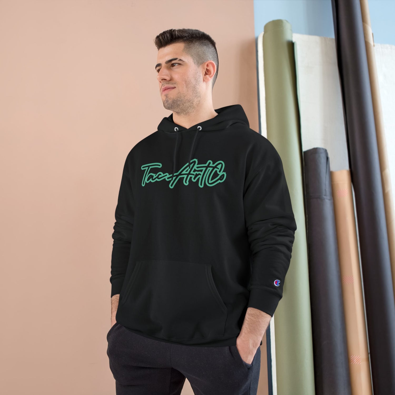 TacArtCo Logo - Champion Hoodie