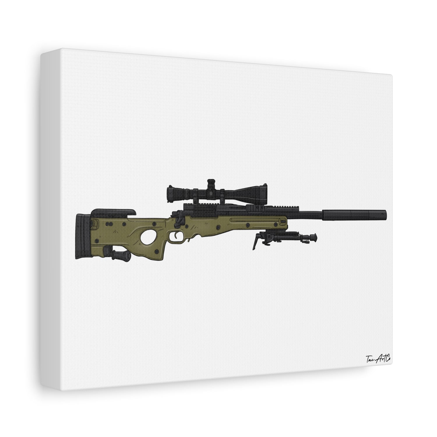 M24A3 Sniper Rifle – Canvas Print