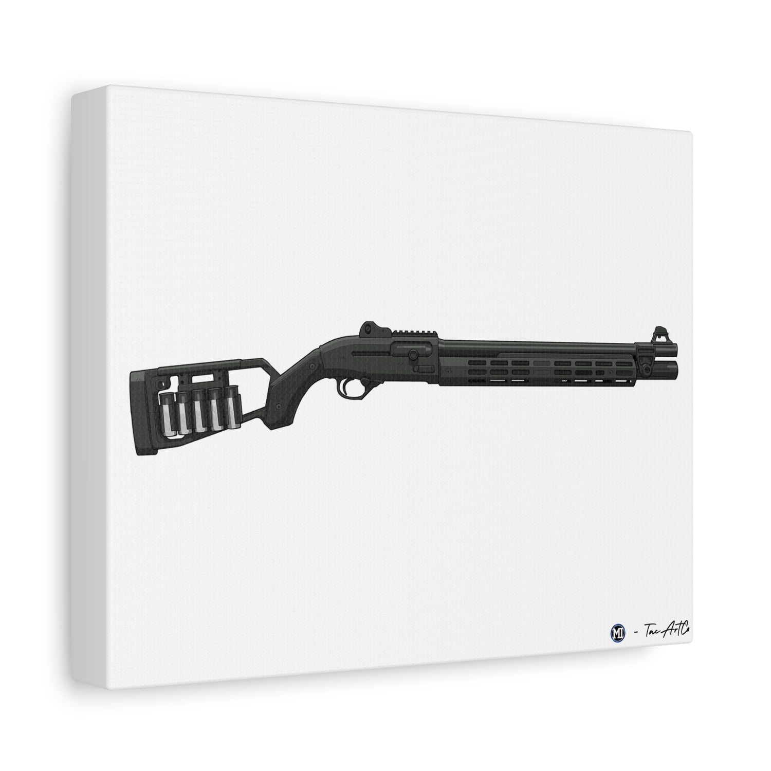 Beretta 1301 Canvas Print – Tactical Shotgun, Refined