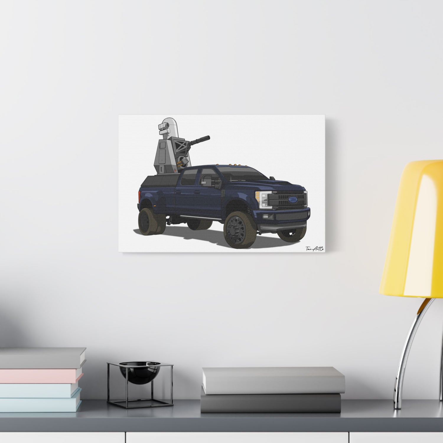 Rolling No-Fly Zone – F-350 C-RAM Rig Canvas Print