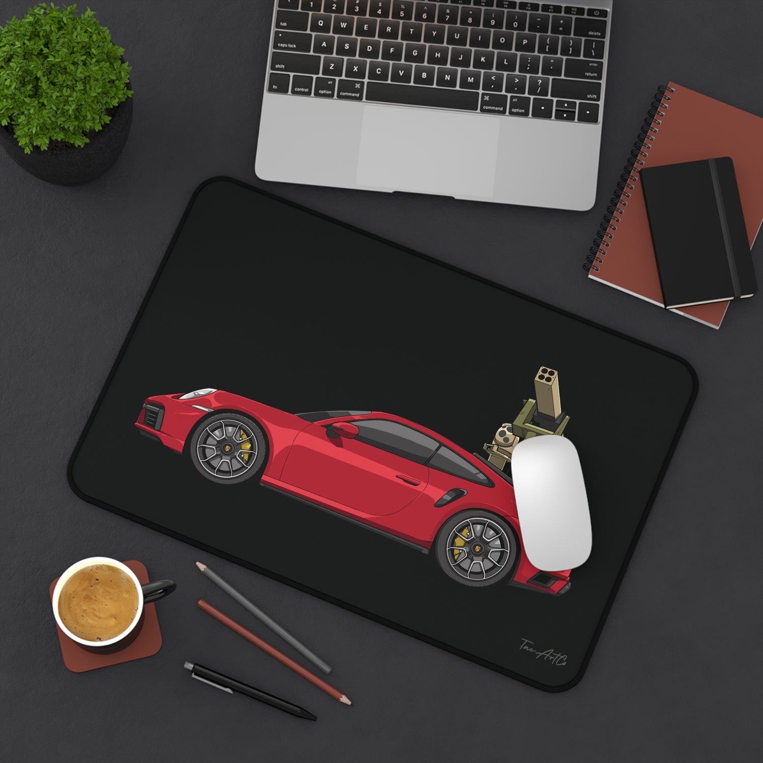 Porsche 911 Technical - Desk Mat
