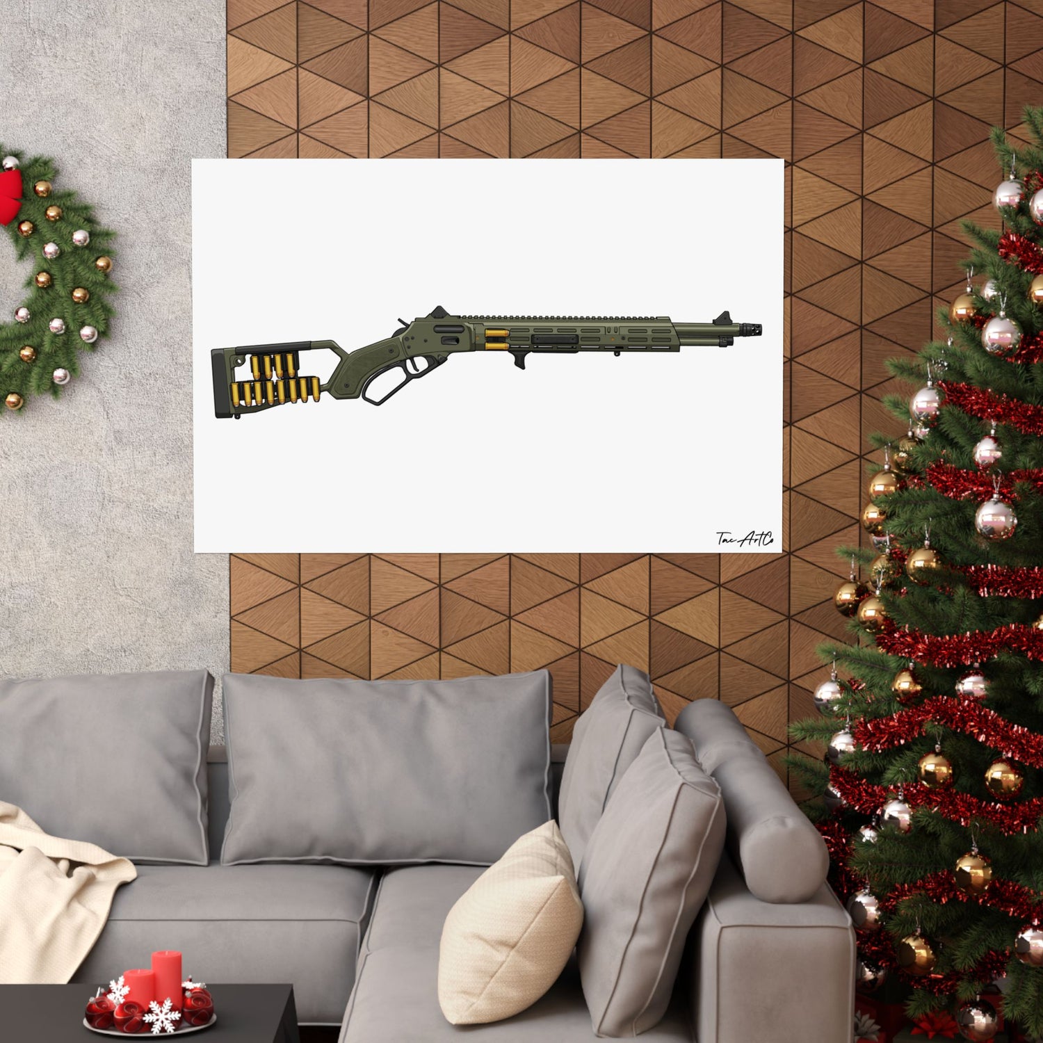 Lever Gun (MI) - Matte Poster