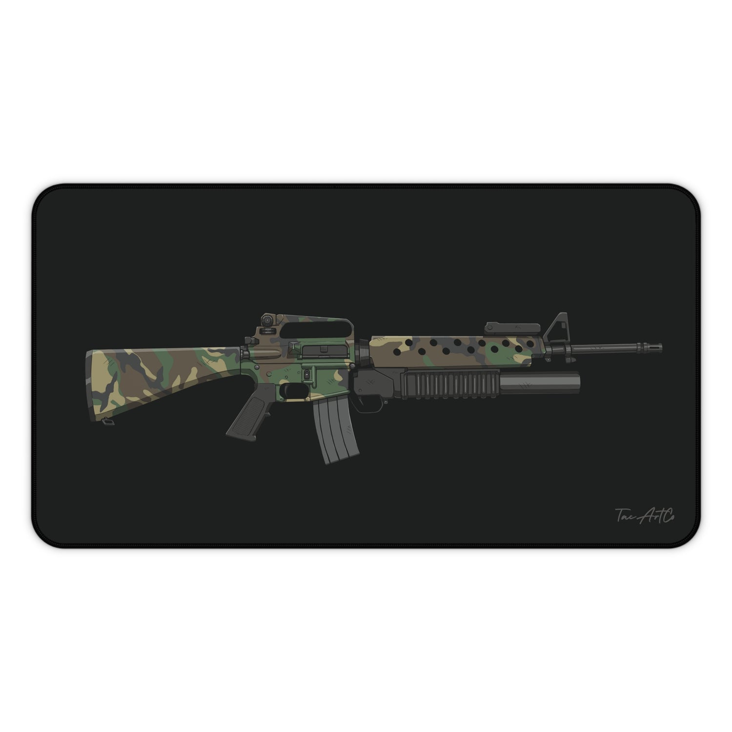 M16A2 M203 - Desk Mat