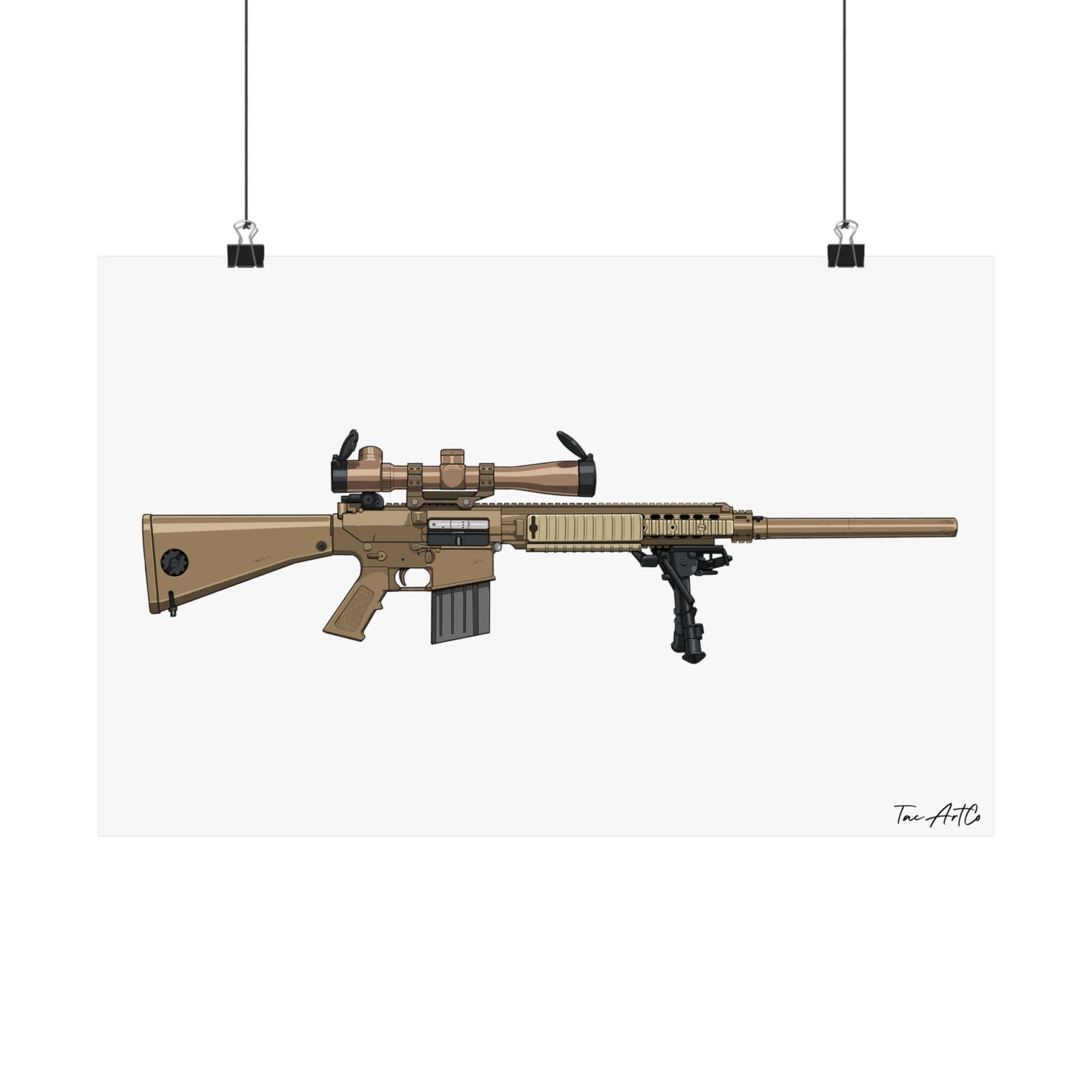 M110 SAS - Matte Poster