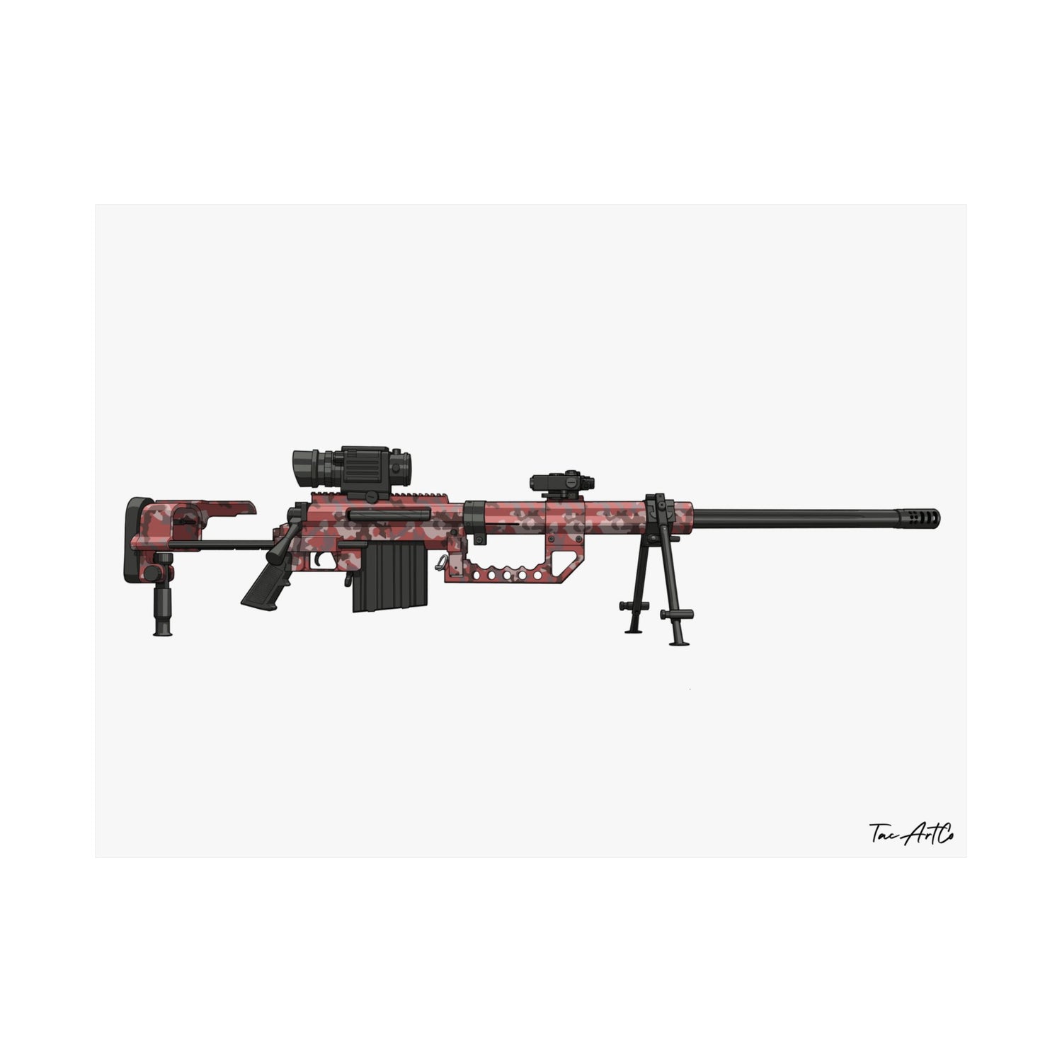 M200 Intervention COD Classic - Matte Poster