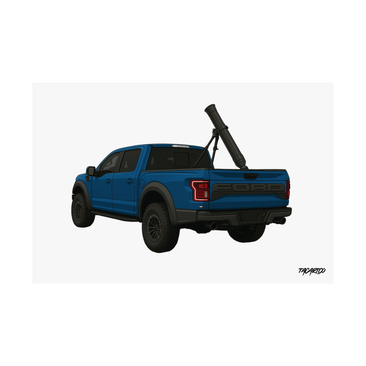 Raptor Mortar Rig - Matte Poster