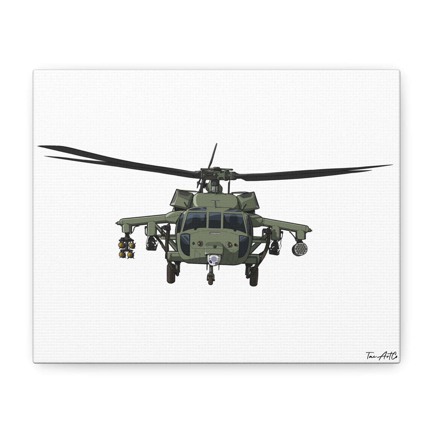 Black Hawk Helicopter – Canvas Print