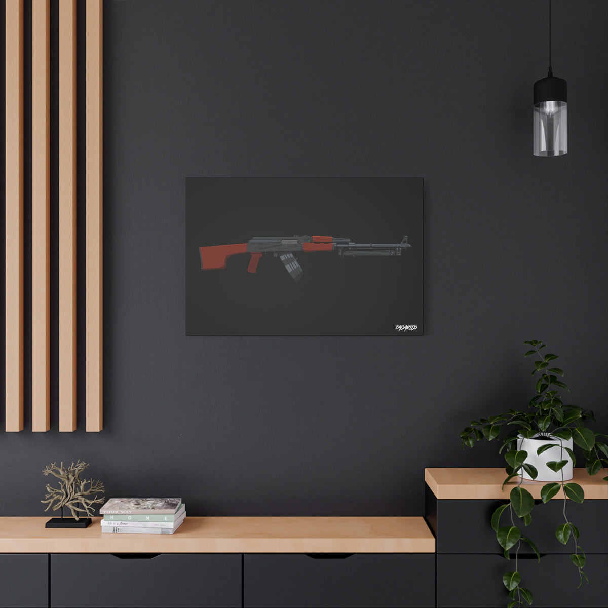 RPK - Canvas Print (Black Background)
