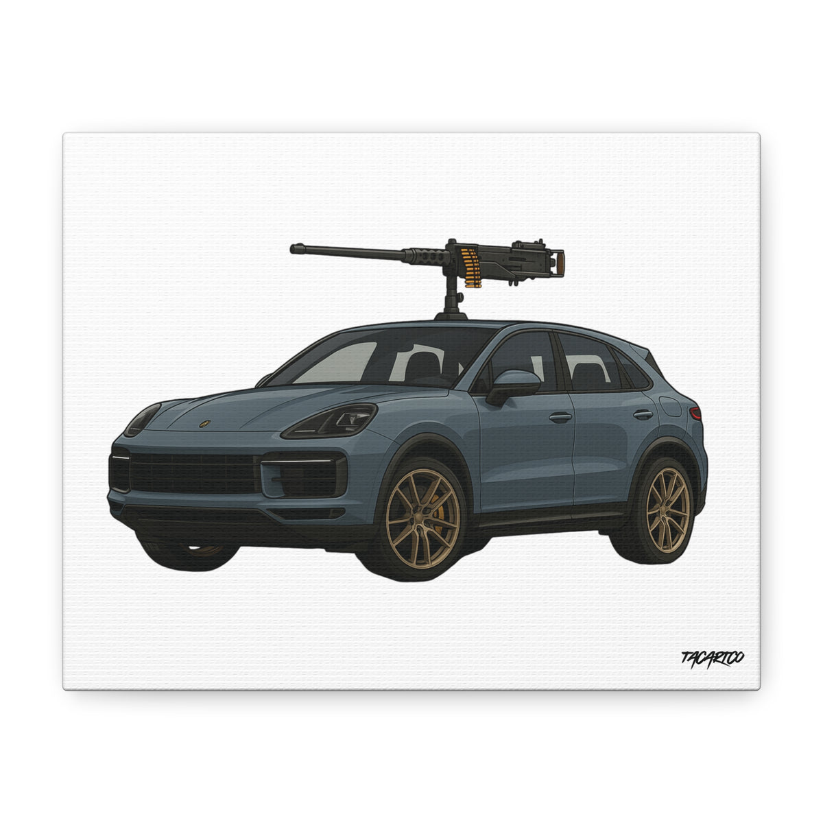 Porsche Cayenne Technical - Canvas Print