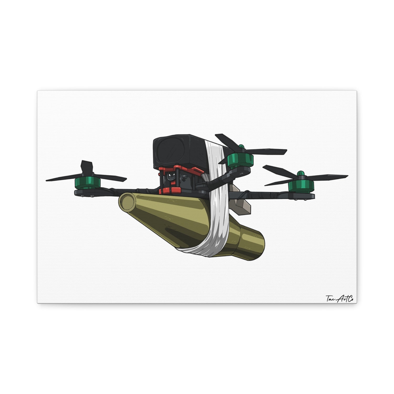 FPV Kamikaze Drone – Canvas Print