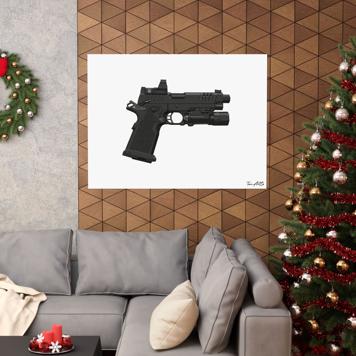 Handgun v4 - Matte Poster