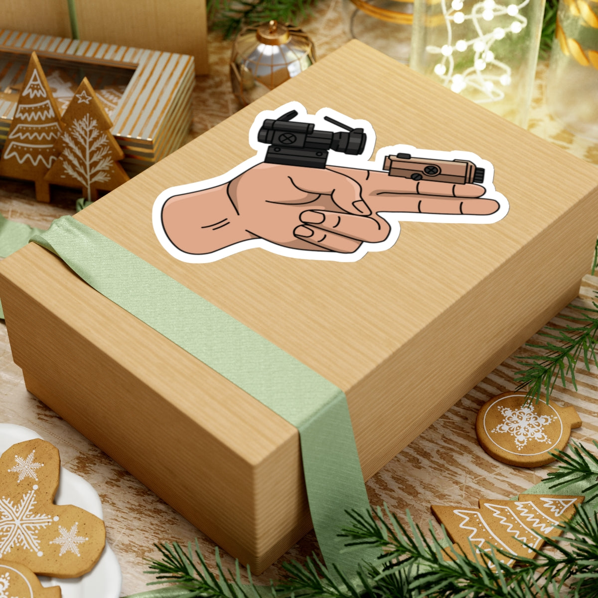 TacArt Finger Gun v5 - Sticker
