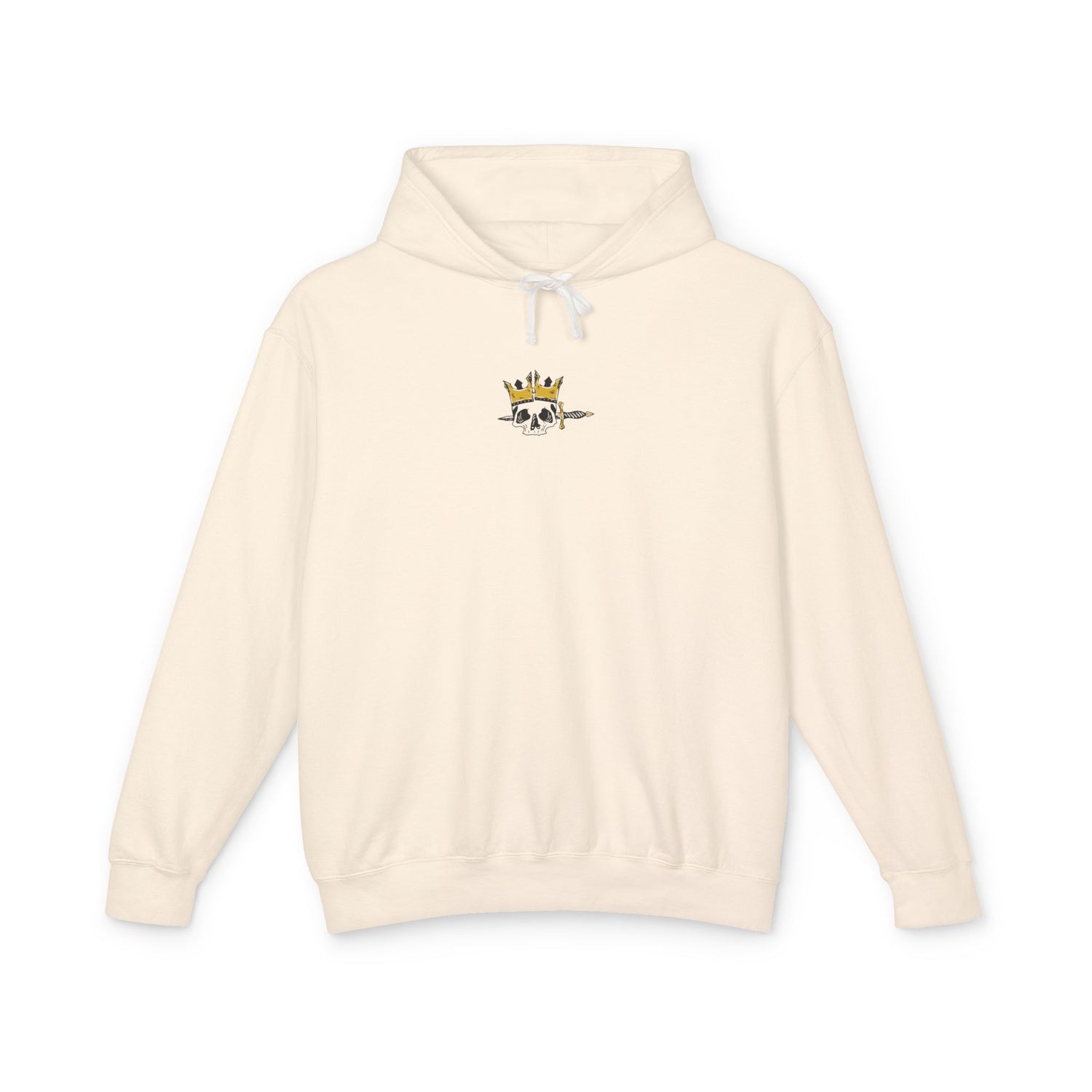 Uncrown The Kings (Small Logo v2) - Comfort Colors Lightweight Hoodie