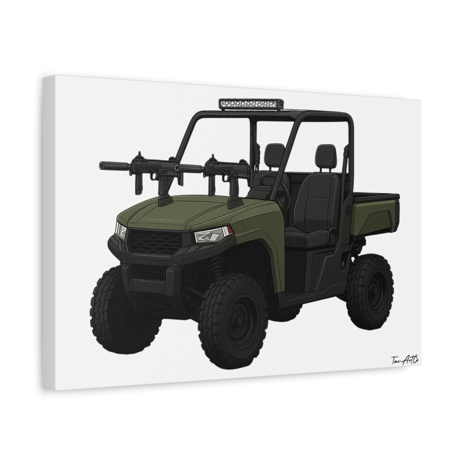 Off-Road Overkill β UTV MP7 Rig Canvas Print