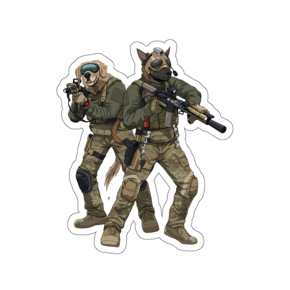 Assault Dogs - Sticker