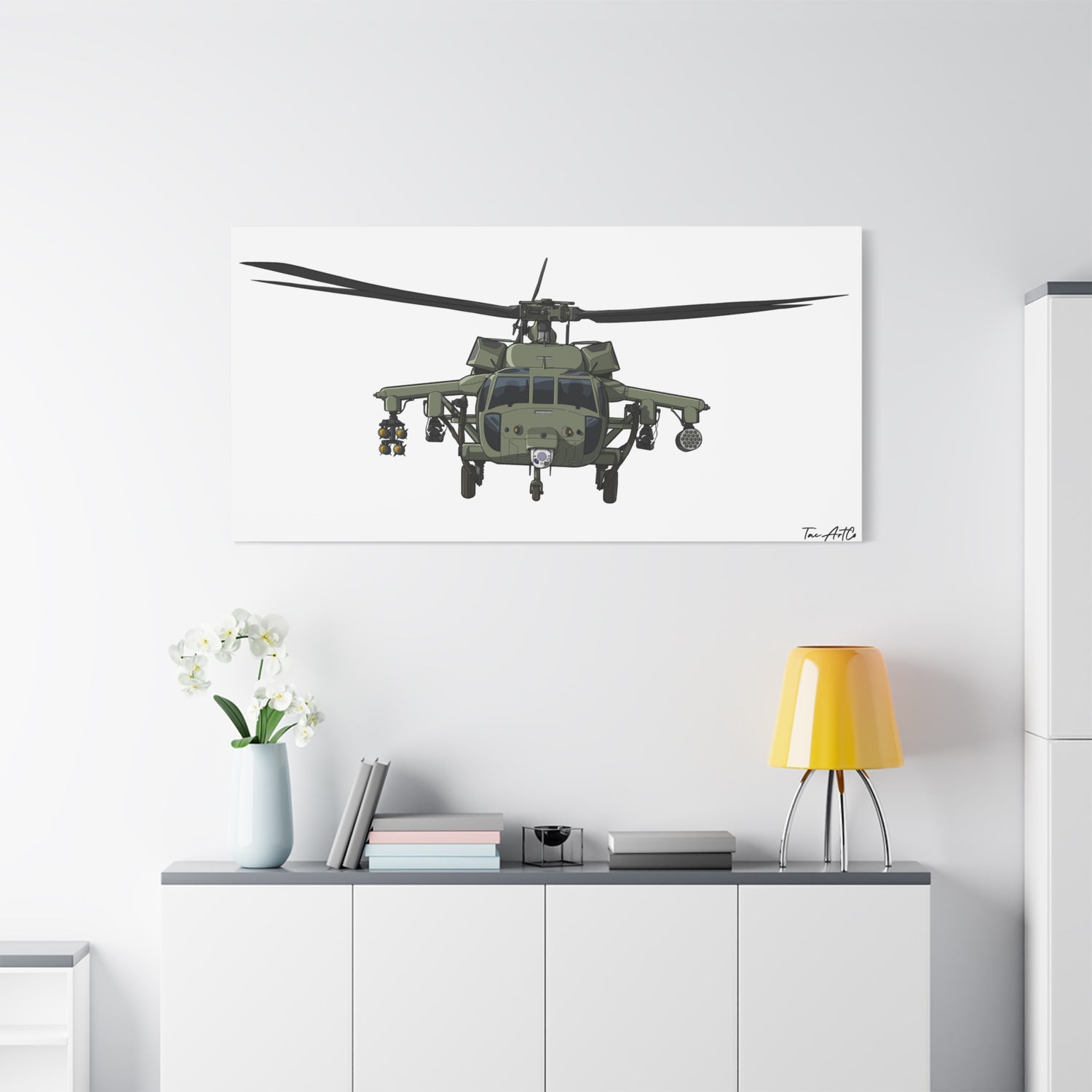Black Hawk Helicopter – Canvas Print