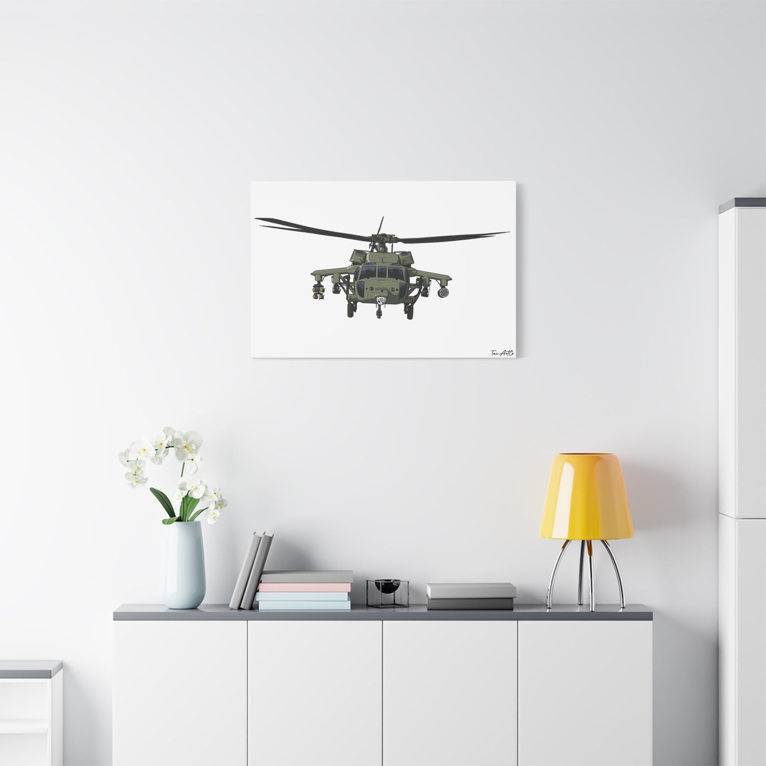 Black Hawk Helicopter – Canvas Print