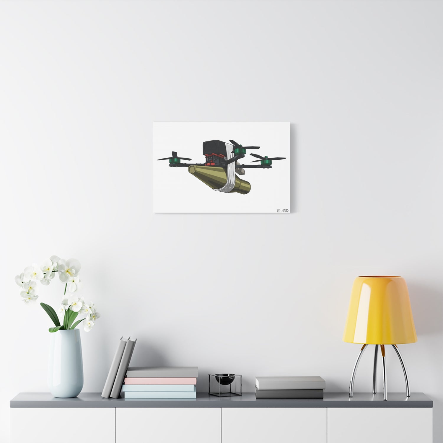 FPV Kamikaze Drone – Canvas Print
