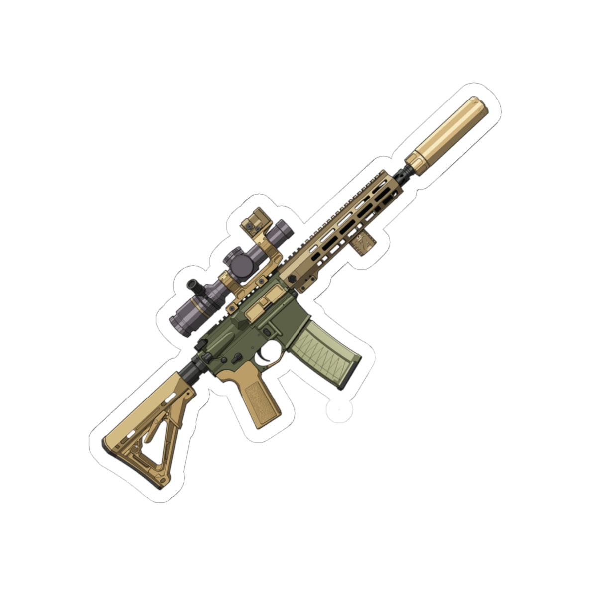 PSA Sabre AR15 Build - Sticker