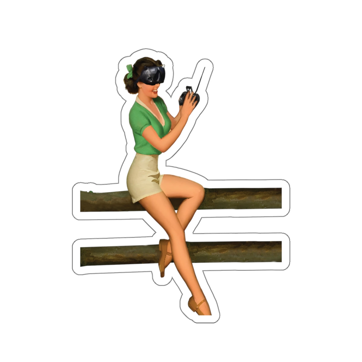 Drone Girl - Sticker