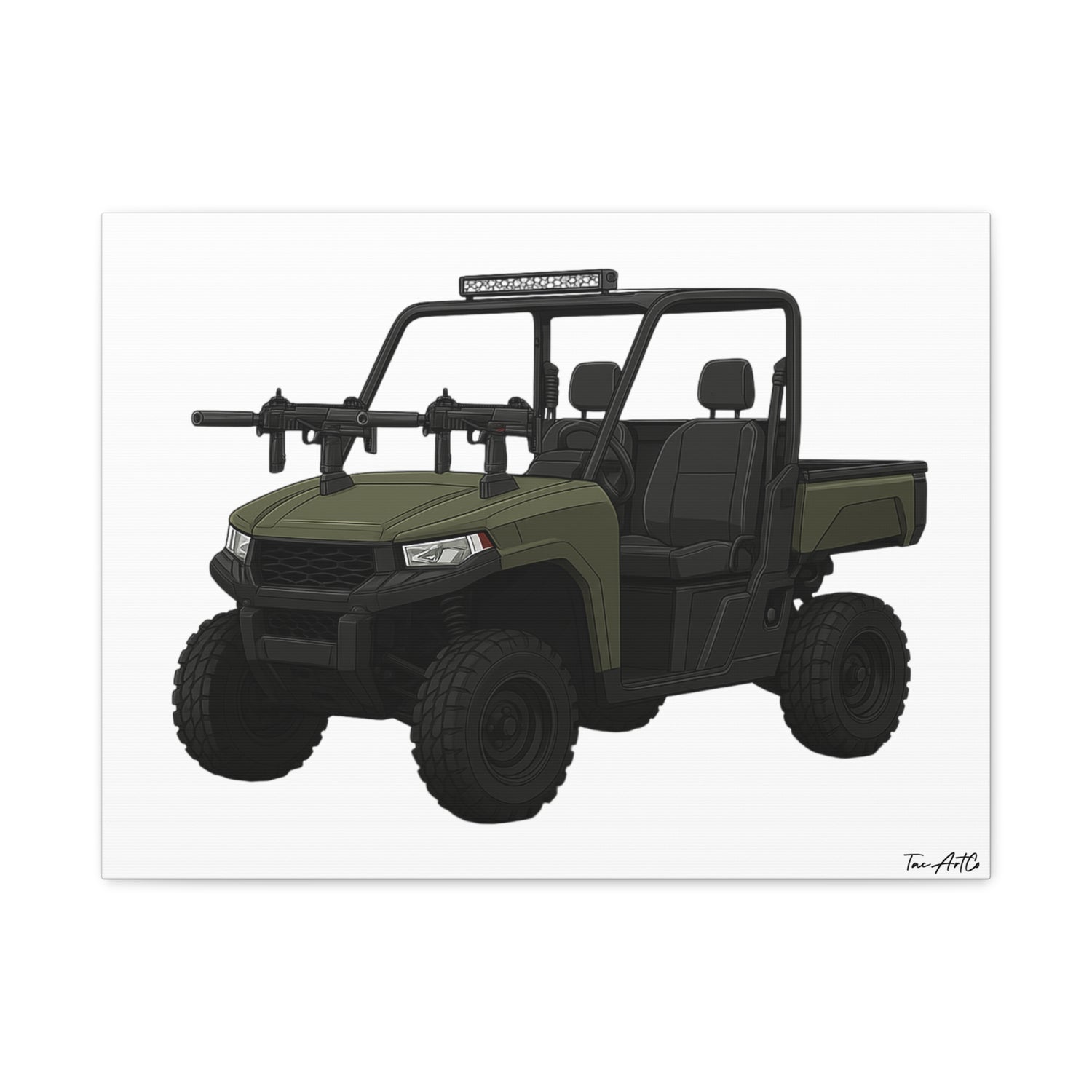 Off-Road Overkill β UTV MP7 Rig Canvas Print