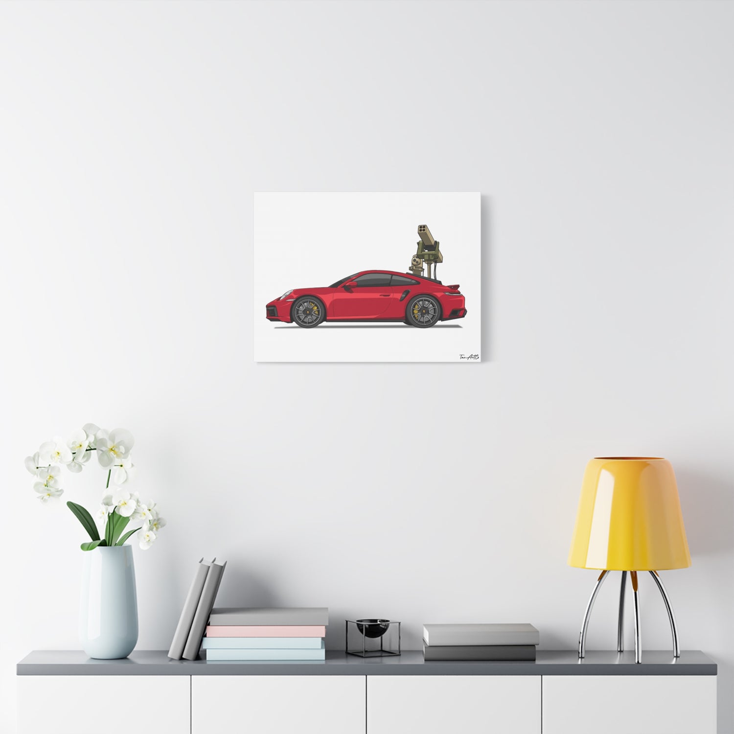 Porsche 911 Technical – Canvas Print