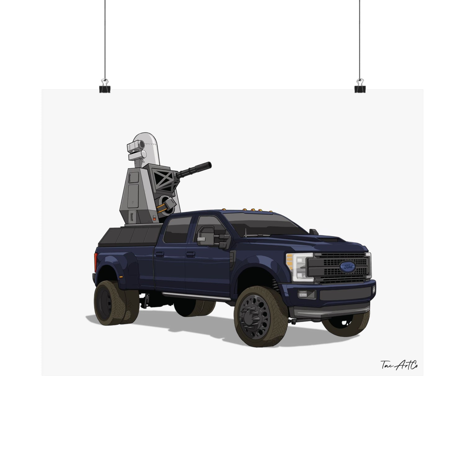 F350 Technical - Matte Poster