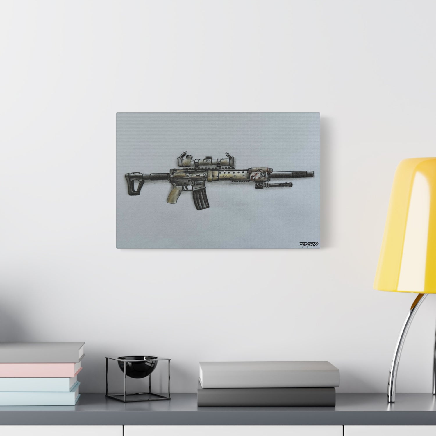 MK12 Mod H β Recce Rifle Canvas Print