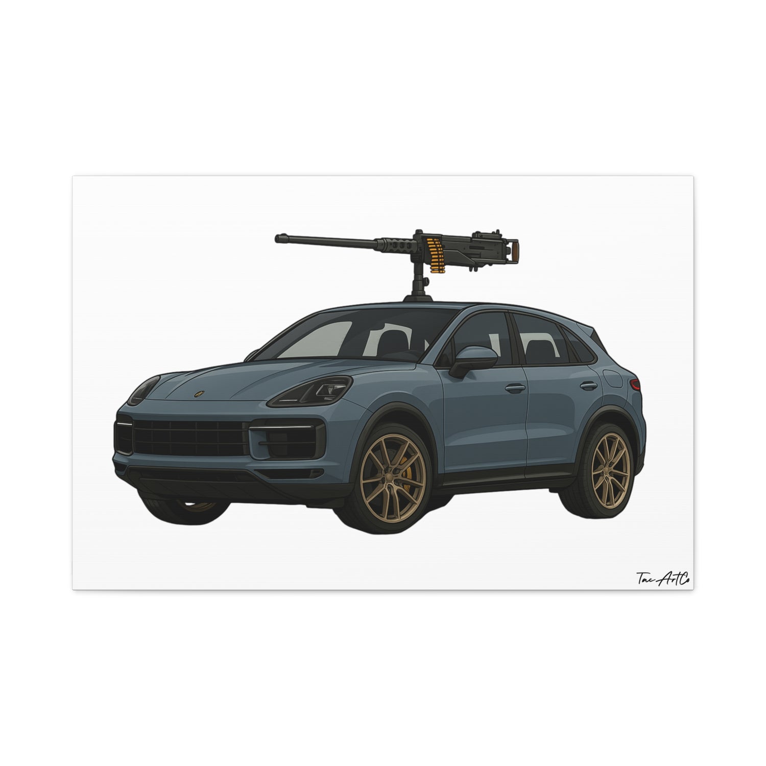 Urban Armor – Porsche Gun Rig Canvas Print